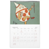 Vintages Kinderzimmer Rhymes, Muttergans Kalender (Feb 2027)