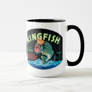 Vintages Kingfischarten-Gütezeichen - Tasse