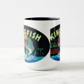 Vintages Kingfischarten-Gütezeichen - Tasse (Zentrum)