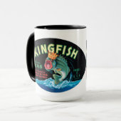 Vintages Kingfischarten-Gütezeichen - Tasse (Vorderseite Links)