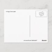 Vintages Kingfish Peezeichen Postkarte (Rückseite)