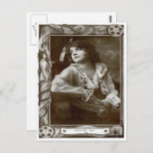 Vintages Kino Lilian Gish Postcard Postkarte (Vorne/Hinten)