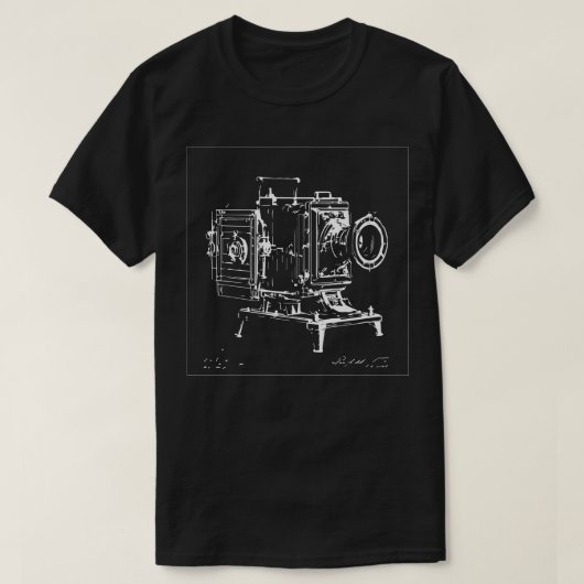 Vintages Kinokamerasystem T-Shirt (Design vorne)