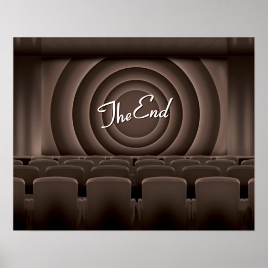 Vintages Kinotheater Poster (Vorne)