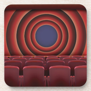 Vintages Kinotheater Untersetzer