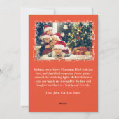 Vintages kirchliches Foto Weihnachten (Rückseite)