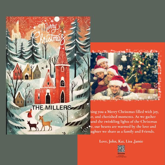 Vintages kirchliches Foto Weihnachten