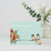 Vintages Kirschblossom, das wir bewegten Ankündigungspostkarte (Stehend Vorderseite)