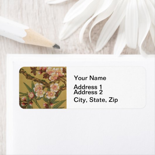 Vintages Kirschblühen asiatische japanische Blume (Insitu)