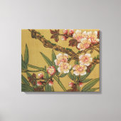 Vintages Kirschblühen asiatische japanische Blume Leinwanddruck (Vorderseite)