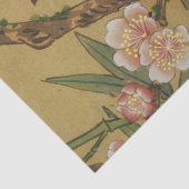 Vintages Kirschblühen asiatische japanische Blume Seidenpapier (Ausschnitt)