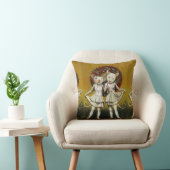 Vintages Kissen für das Throw-Kino (Stuhl )