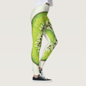Vintages Kiwi-Slice-Muster. Leggings (Rechts)
