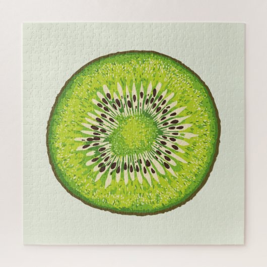 Vintages Kiwi-Slice-Muster. Puzzle (Vertikal)