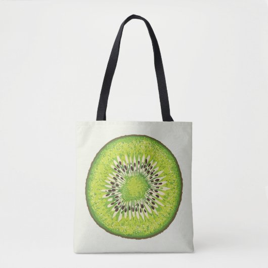 Vintages Kiwi-Slice-Muster. Tasche (Vorderseite)