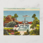 Vintages, klares Wasser, Florida Postkarte (Vorderseite)