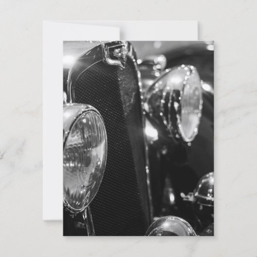 Vintages klassisches Auto (Vorderseite)