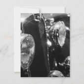 Vintages klassisches Auto (Rückseite)