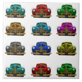 Vintages klassisches Auto Fliese (Vorderseite)