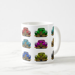 Vintages klassisches Auto Kaffeetasse
