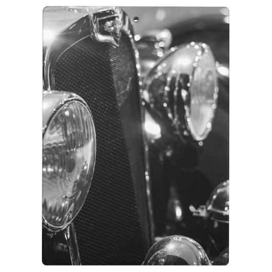 Vintages klassisches Auto Klemmbrett (Rückseite)