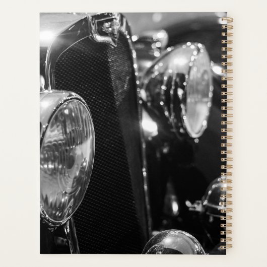 Vintages klassisches Auto Planer (Rückseite)