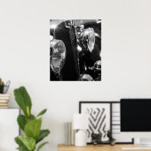 Vintages klassisches Auto Poster (Heimbüro)