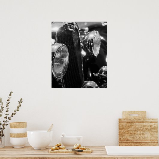 Vintages klassisches Auto Poster (Küche)