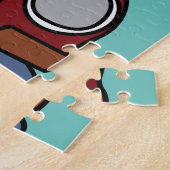 Vintages klassisches Auto Puzzle (Seite)