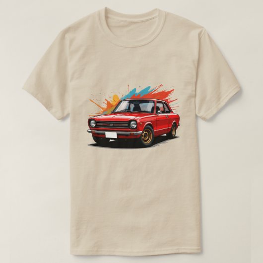 Vintages klassisches Auto T-Shirt (Design vorne)
