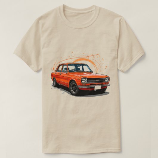 Vintages klassisches Auto T-Shirt (Design vorne)