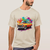 Vintages klassisches Auto T-Shirt (Vorderseite)