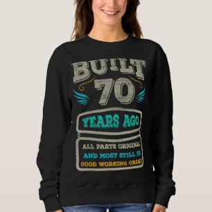 Vintages klassisches Auto vor 70 Jahren gebaut sie Sweatshirt