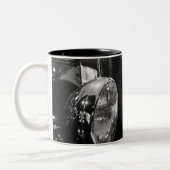 Vintages klassisches Auto Zweifarbige Tasse (Links)