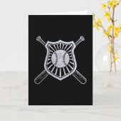 Vintages klassisches Baseball Karte (Gelbe Blume)