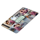 Vintages klassisches Buchzeichen Vier Foto Save th Magnet (Linke Seite)