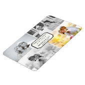 Vintages klassisches Buchzeichen Vier Foto Save th Magnet (Linke Seite)