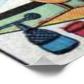 Vintages klassisches Comic Poster (Ecke)