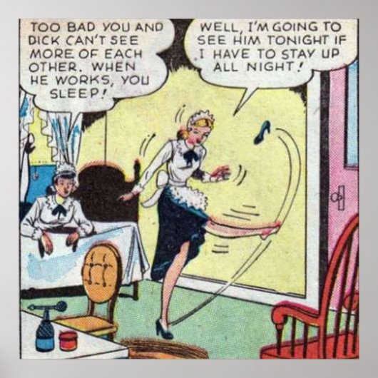 Vintages klassisches Comic Poster (Vorne)