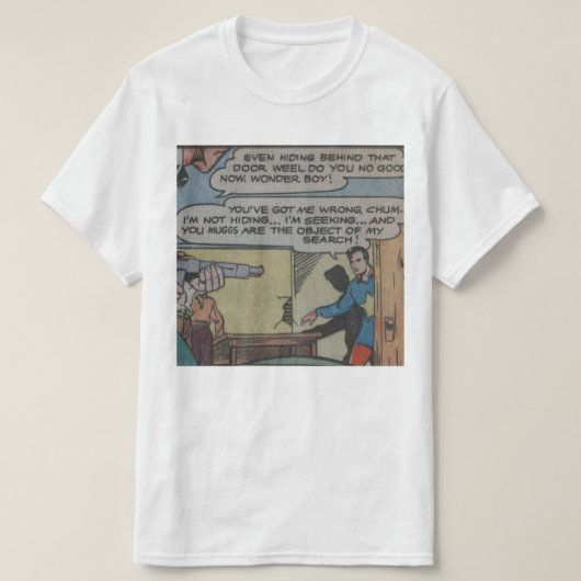 Vintages klassisches Comic T-Shirt (Design vorne)