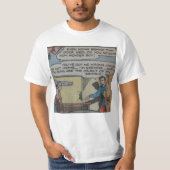Vintages klassisches Comic T-Shirt (Vorderseite)