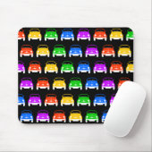 Vintages klassisches Fiat 500 Rainbow Mouse-Pad Mousepad (Mit Mouse)
