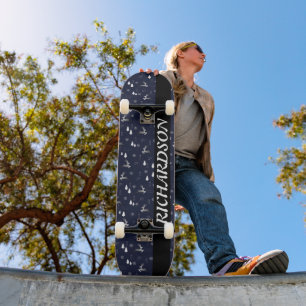 Vintages klassisches Weihnachtsgeschenk personalis Skateboard