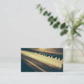 Vintages Klavier mit Ihrem Markennamen Visitenkarte (Stehend Vorderseite)