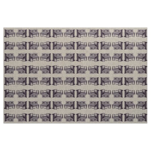 Vintages Klavier Stoff (Yard (91,4 cm))