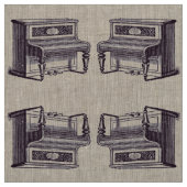 Vintages Klavier Stoff (Muster)
