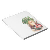 Vintages Kleeblatt Herz und St. Patrick's Day Notizblock (angewinkelt)