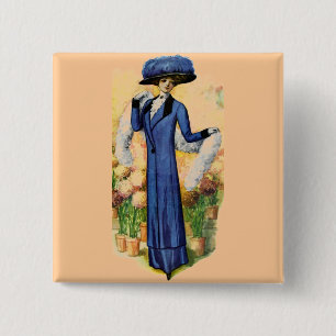 Vintages Kleid Button