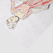 Vintages Kleid, entkleiden Seidenpapier (Ausschnitt)