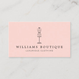 Vintages Kleid Form Boutique Blush Visitenkarte